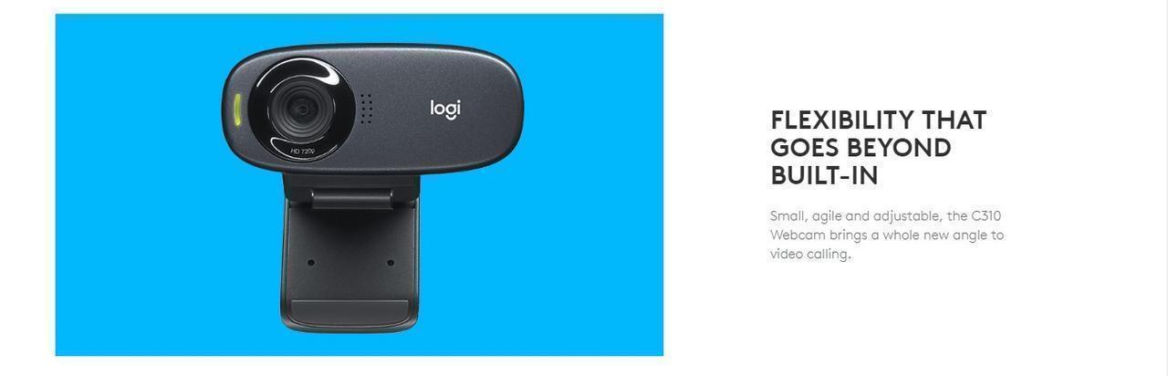 Logitech C310 HD 720p Webcam Sturdy Design with Mic 15 b0450d2bc7a11b933de978ee893e971c