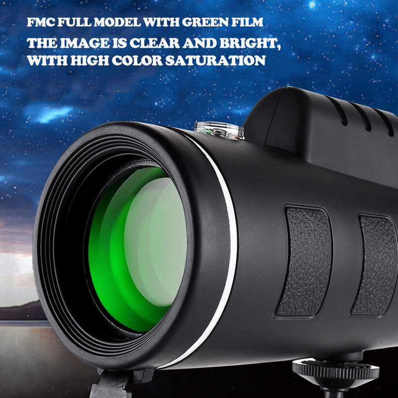 40x60 ống nhòm một mắt HD cầm tay quang BAK4 tầm nhìn ban đêm thấp Ống nhòm một mắt ống nhòm một mắt tầm xa một mắt cho ngoài trời