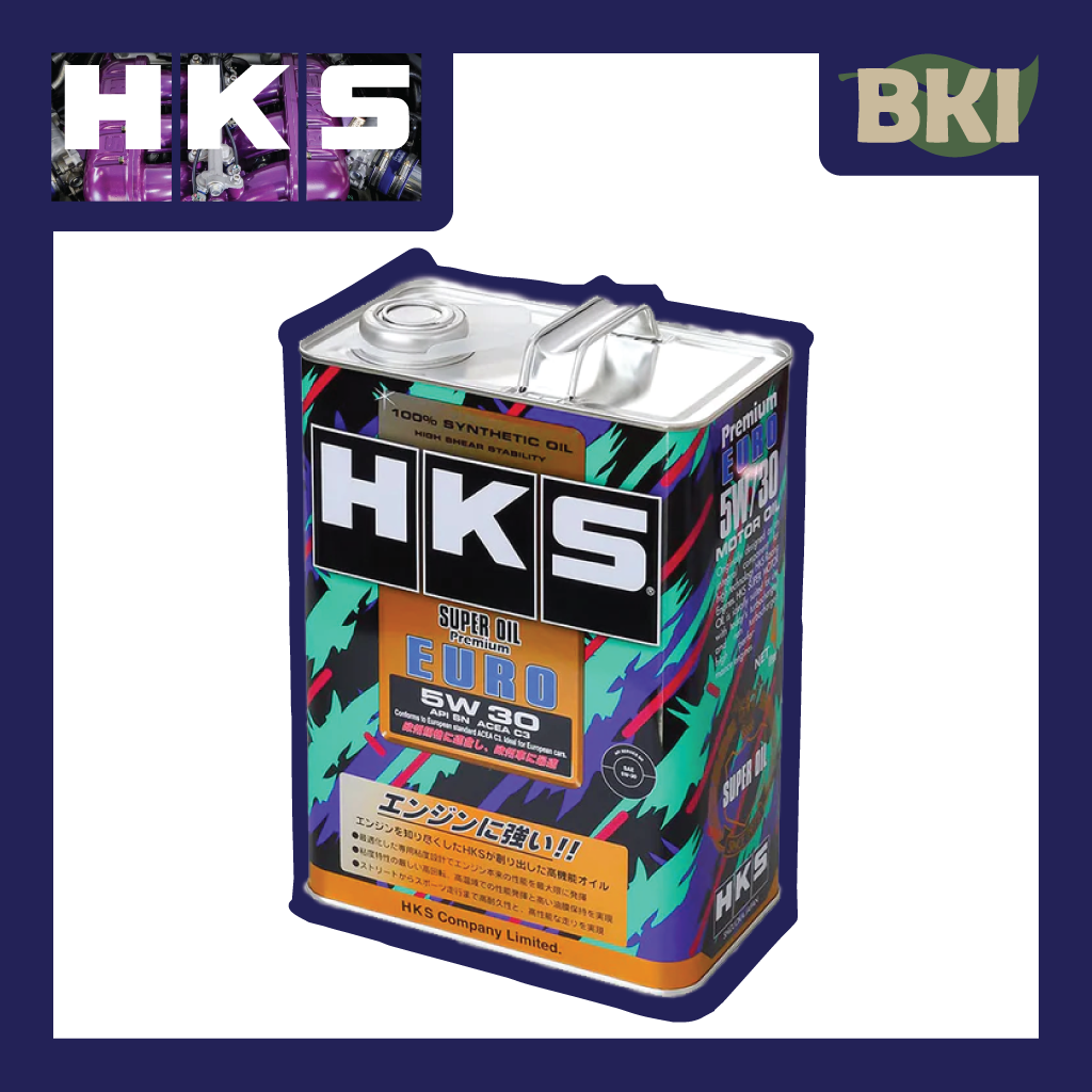 HKS Super Premium Oil Euro 5W30 (4L) High-Quality Engine Oil