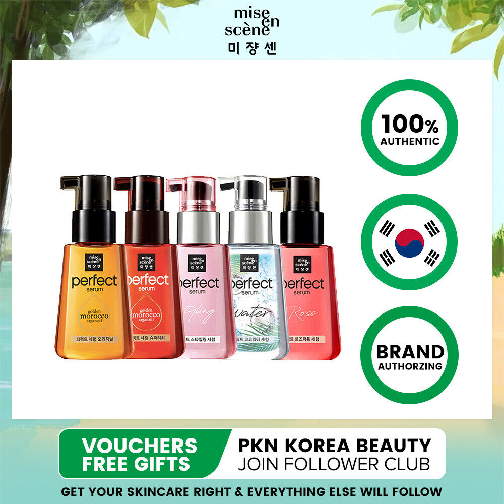 Gambar MISE EN SCENE Perfect Serum Original, Rose Perfume, Styling, Super Rich, Coco Water (80ML) HAIR SERUM, HAIR OIL