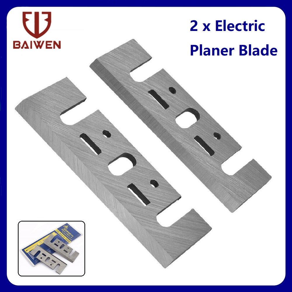 Makita 3-1/4" Planer Blades – 2 Sets (4 Blades) For 1900B, 1100, 1902, KP0800
