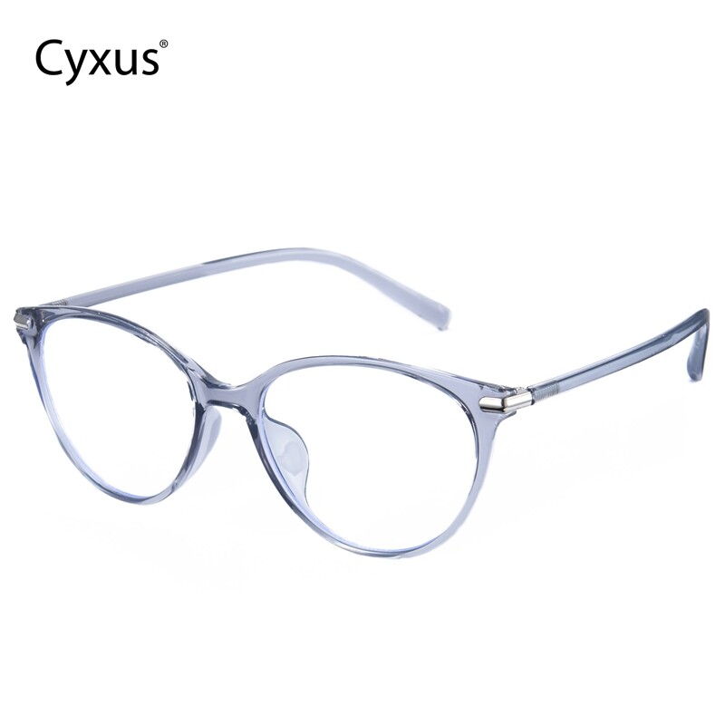 Cyxus Women's Anti-Blue Light Cat Eye Glasses Face-Slimming For Office Work Daily 8322 ราคา 576 บาท*ส่งฟรี