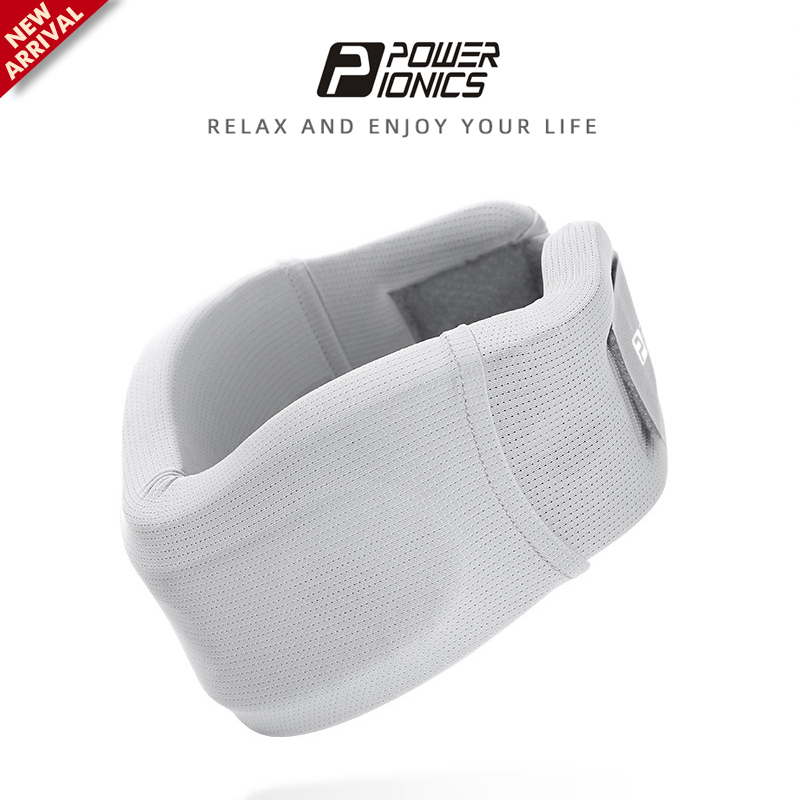 POWER IONICS Breathable Neck Support Brace for Migraine Cervical Collar Work Study Neck Pain Relieve ราคา 279 บาท*ส่งฟรี