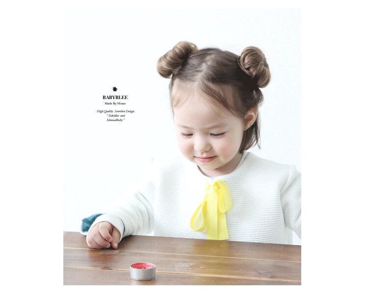 Tóc Giả Trẻ Em TSE Với Kẹp Tóc Tóc Giả Nữ Công Chúa, Kiểu Búi Tóc Hoa Cài Tóc Kẹp Bé Gái, Phụ Kiện Tóc P08 1 Pair