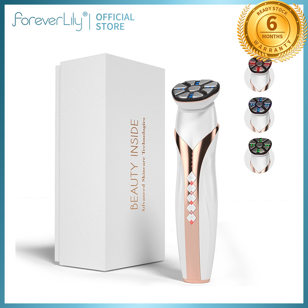 Gambar foreverlily Multifunctional Home Use RF Rejuvenation Device Face Lifting Wrinkle EMS Massager