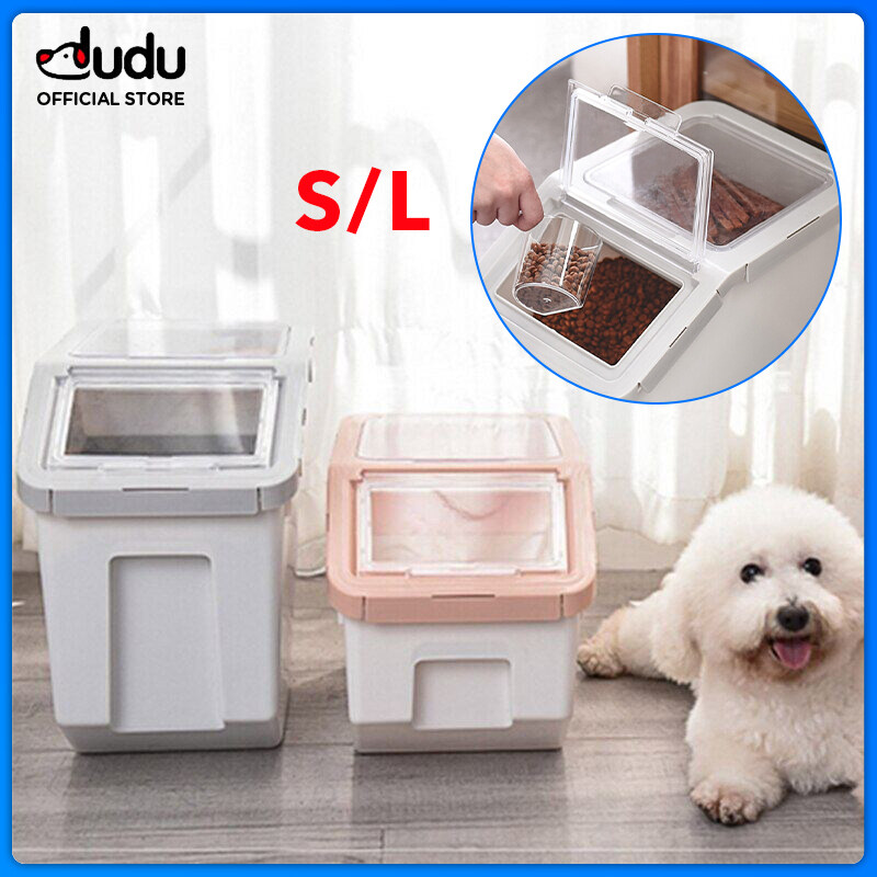 DUDU Pet Anti Oxidation Dog Bowl Fresh Box Food Container Dog Bucket