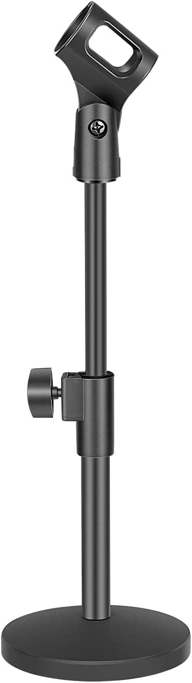 Neewer Stable Desktop Mic Stand with Black Iron Base, Mic Clip and 5/8"" Male to 3/8"" Female Screw for Blue Yeti Snowball Spark & Other Microphone ราคา 1,128 บาท*ส่งฟรี