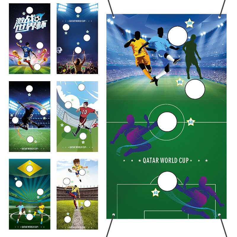 2022 World Cup Qatar Football Party Hanging Flags Fans Souvenirs