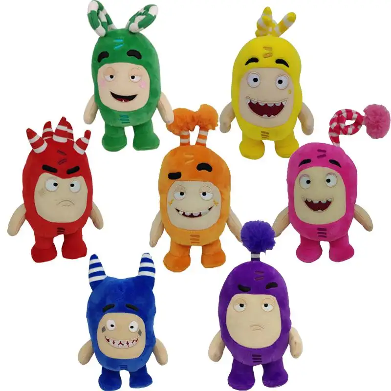 7pcs/lot 15-18cm Oddbods Plush Toys 