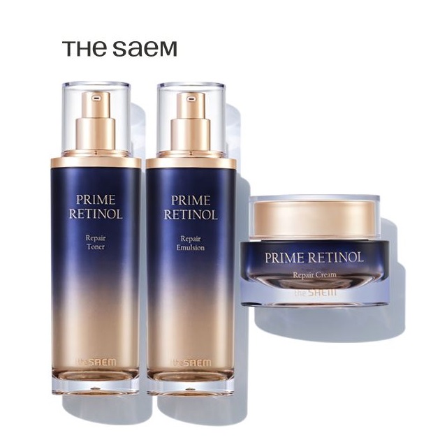 The Saem Prime Retinol Skin Care Set - Anti-Wrinkle Hydrating Eye