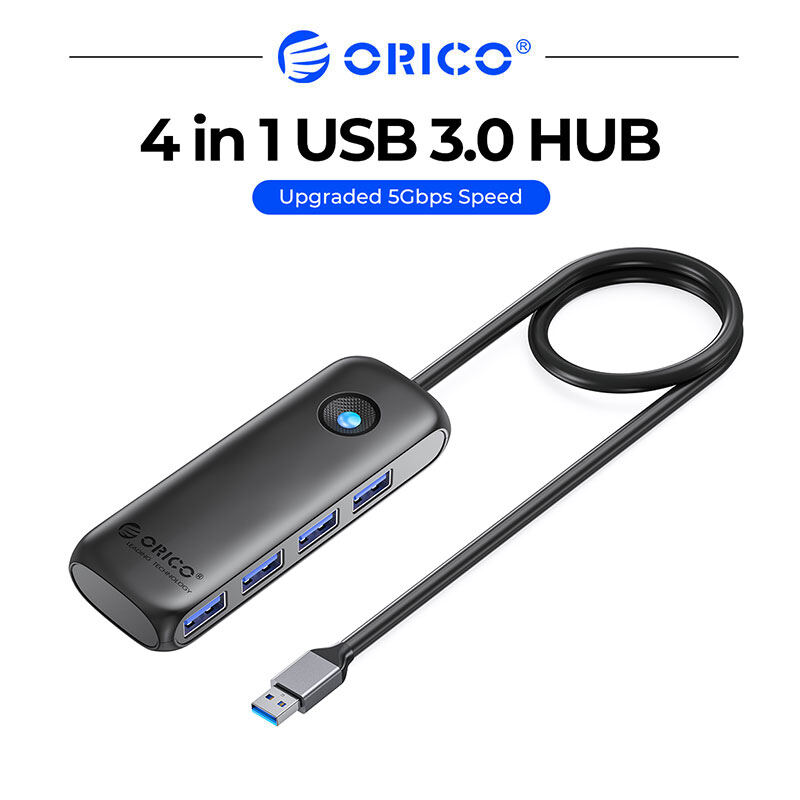 Orico thành viên usb 3.0 hub usb 2.0 đa bộ chia usb bộ chuyển đổi điện 4 cổng đa extender bộ chuyển đổi otg cho máy tính để bàn phụ kiện