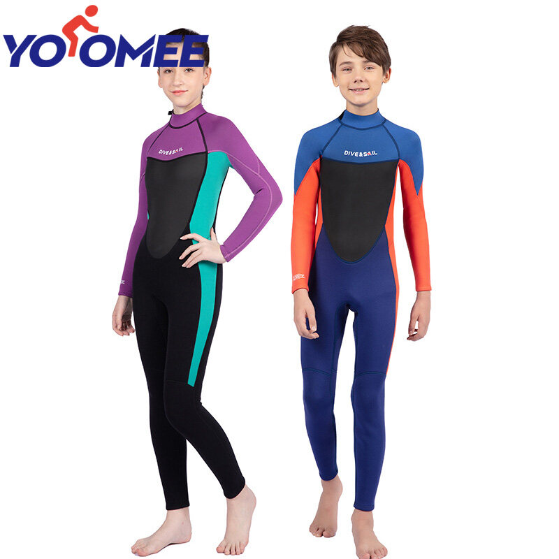 Yoomee Trẻ Em Chuyên Nghiệp 2.5Mm Neoprene áo quần lặn Thanh Niên Đồ Bơi