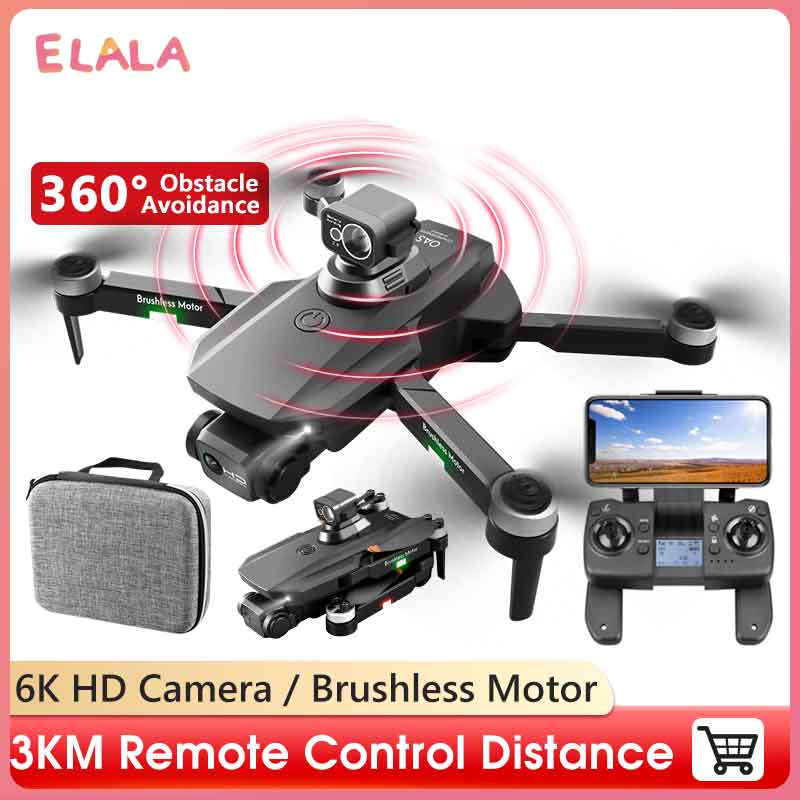 [ELALA] NEW RG101 MAX GPS Plane 8K ESC Professional Dual HD Camera Obstacle Avoidance FPV 3000M Aerial Photography Brushless Motor Foldable Helicopter Toys ราคา 5,125 บาท*ส่งฟรี