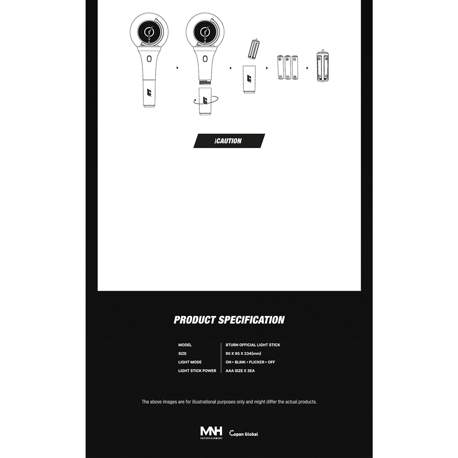 8TURN Official Light Stick