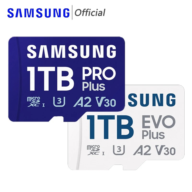 Samsung EVO Plus SD Card 128GB-2TB Micro SD Pro Flash Card SD U3 4K V30 A2 Memory MicroSD TF Card For Mobile Phones ราคา 159 บาท*ส่งฟรี