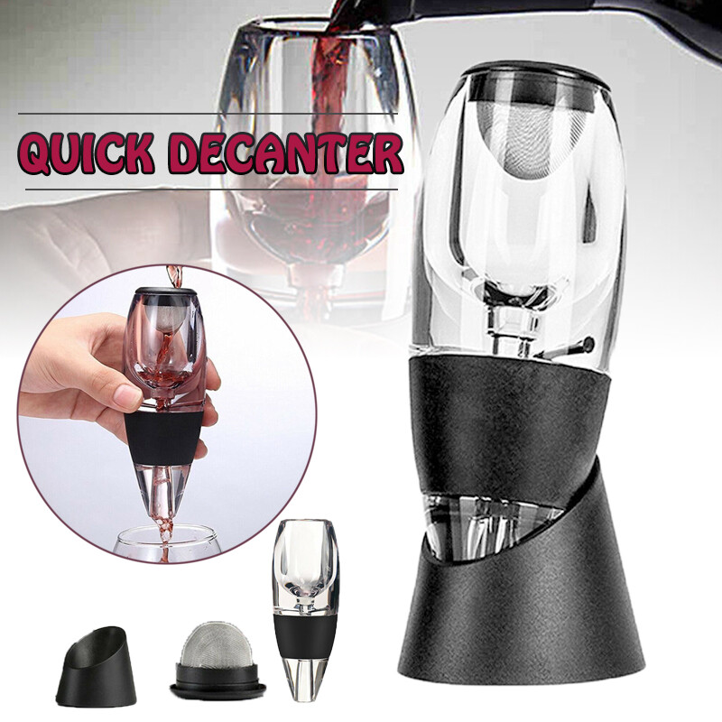 Magic Decanter Essential trầm tích lọc công cụ đơn giản nhanh chóng Máy sục rượu vang đỏ