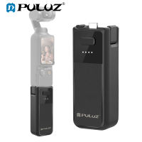 สำหรับ DJI Osmo Pocket 4/3 PULUZ ความจุสูง2800MAh อุปกรณ์ยึดแบตเตอรี (สีดำ)