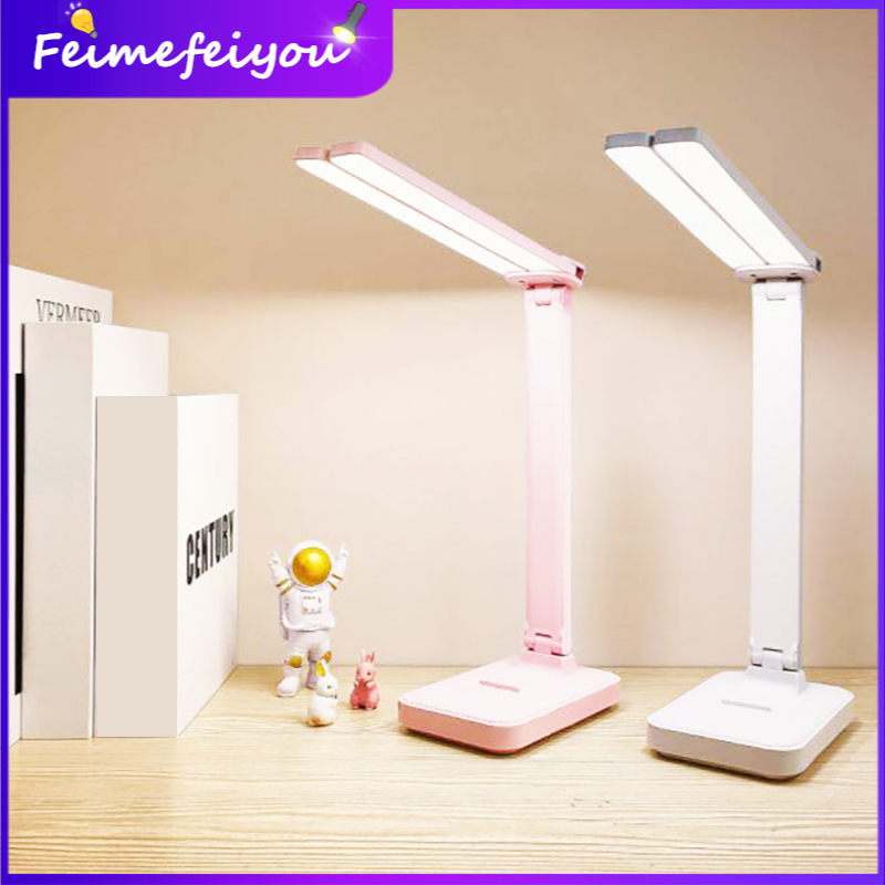 Đèn bàn đèn bàn có thể sạc lại đèn led bảo vệ mắt gấp gọn phòng ngủ ký túc xá học tập đặc biệt cho học sinh đèn đọc sách