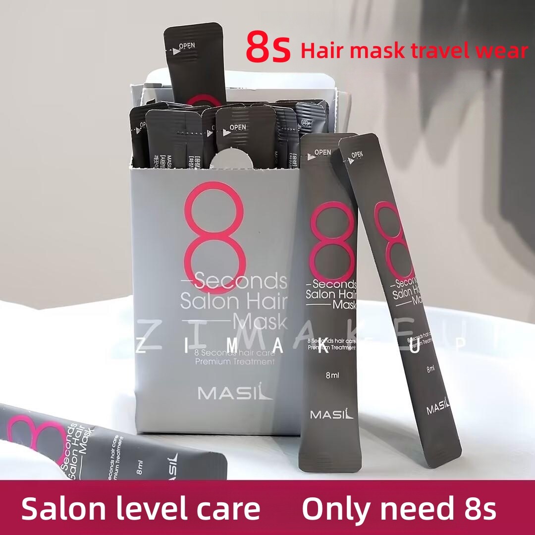 8ML tóc thẩm mỹ hàn Quốc 8 giây mặt nạ dưỡng tóc Masil Điều trị phí bảo hiểm Keratin để sửa chữa mặt nạ chăm sóc tóc thay thế