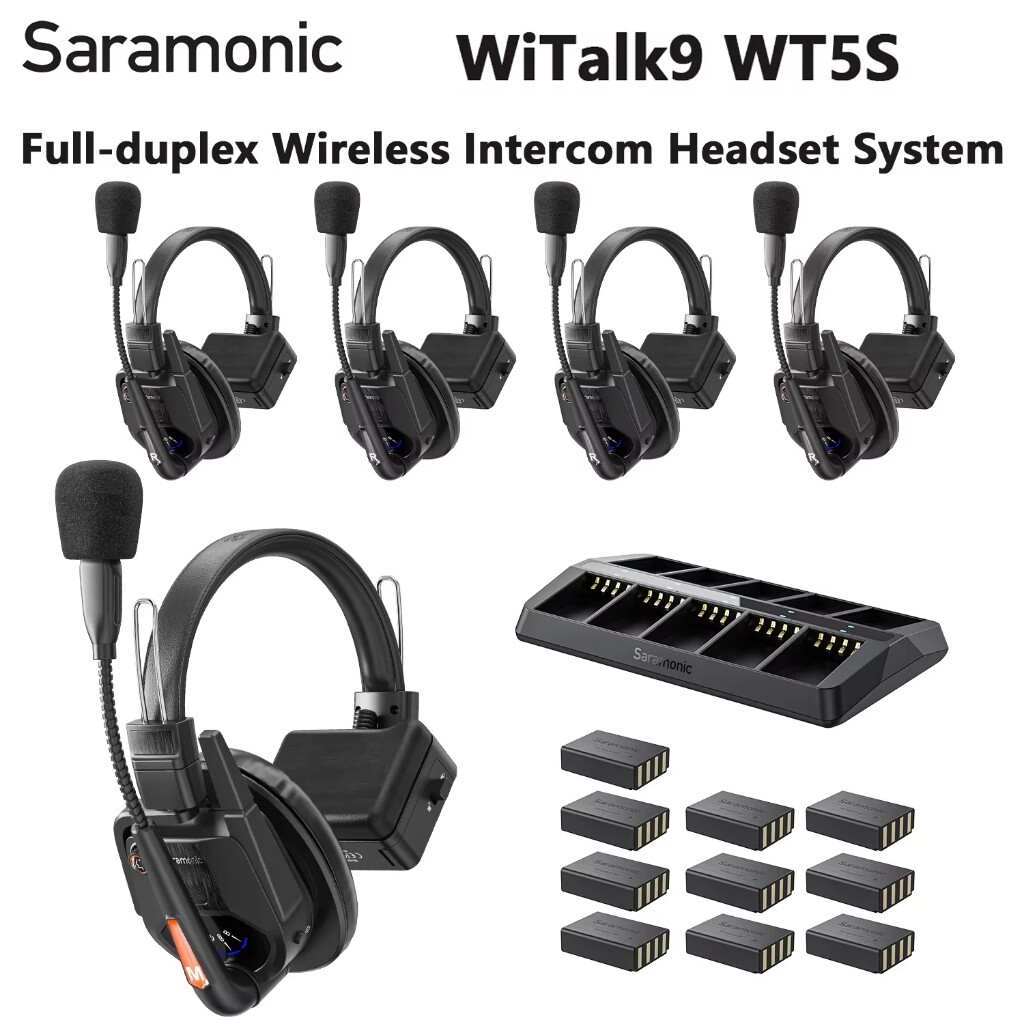 Saramonic Witalk9 Wireless Headset Full-duplex Intercom Communication System for Filmmaking TV Production Sports Events ราคา 21,222 บาท*ส่งฟรี