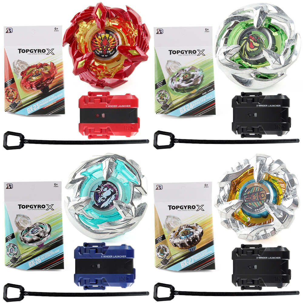 Beyblade X BX Bey Blade with Ripcord Launcher Gyro Metal Spinning Top Battle Toy Set Starter Kid Boys Birthday Gift