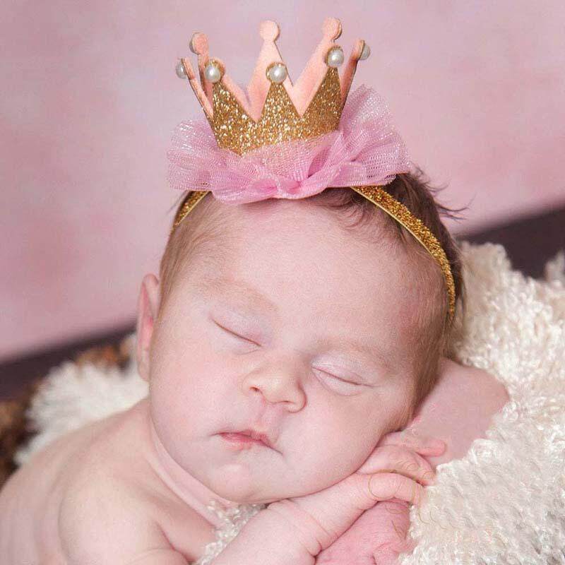 Hair Band Elastic Reusable Princess Queen Crown Baby Hair Rope For Newborns  | Hair Band Elastic Reusable Princess Queen Crown Baby Hair Rope For  Newborns 