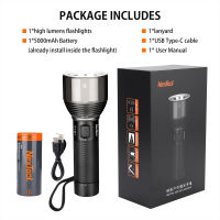 Nextool Flashlight IPX7 Type C 2000lm 380m XPH50.2 USB Torchlight Super Bright Camping Waterproof Torch Light
