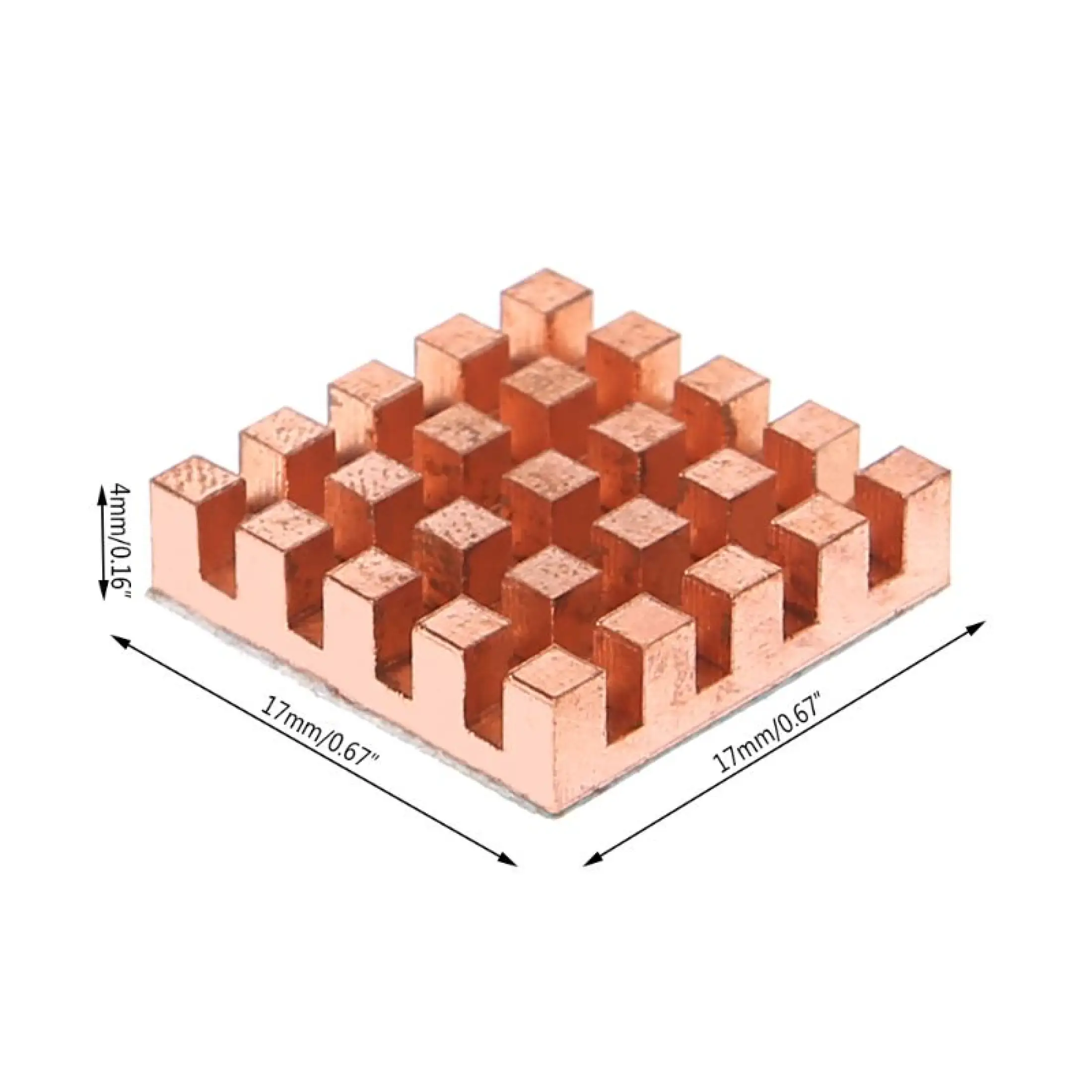 Pure Copper Cooler Heat Sink Back Memory Ram Sink Cooling For Mos Gpu Ic Chip Lazada Singapore