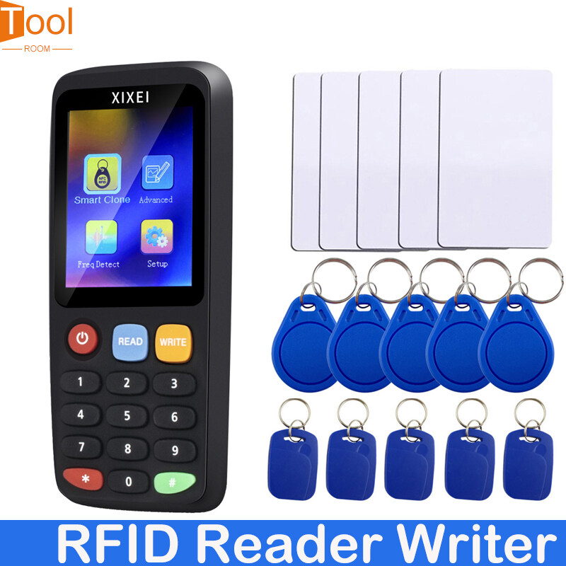 Đầu Đọc Thẻ Thông Minh NFC 10 Tần Số Đầu Ghi Máy Photocopy RFID 125KHz 13.56MHz USB Fob Lập Trình Sao Chép Khóa Mã Hóa