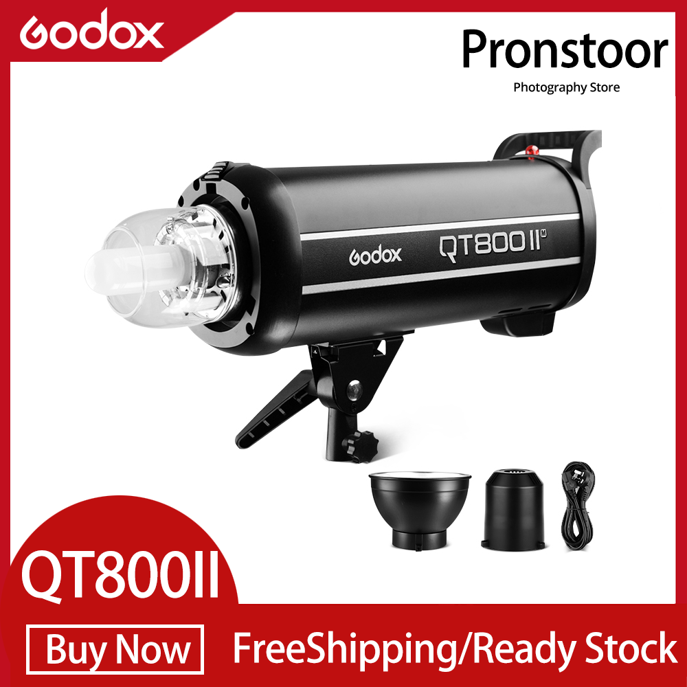 Godox QT800II QT800 II 800WS 1/8000s High Speed Sync Flash Strobe Light with Built in 2.4G Wirless System ราคา 21,615 บาท*ส่งฟรี