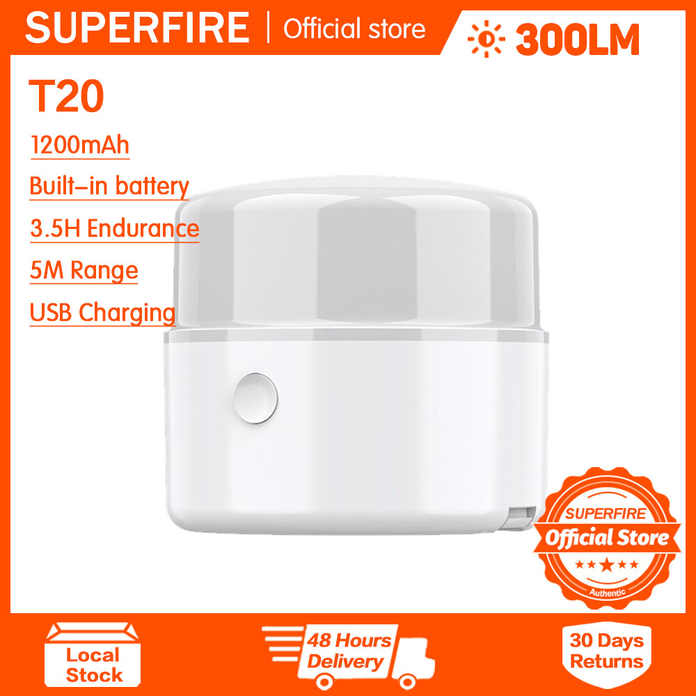 Đèn treo Cắm Trại Ngoài Trời Đèn làm việc khẩn cấp gia dụng đa chức năng Đèn Pha Led T20 Superfire