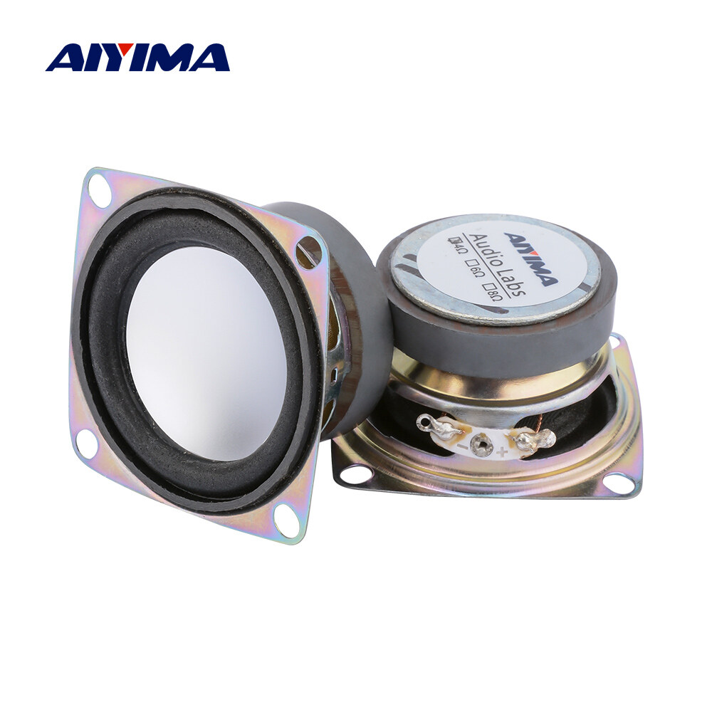 Aiyima 2pcs 2 "inch 4Ohm 3W toàn dải loa mini Loa di động loa âm thanh stereo woofer thùng loa phụ kiện tự làm