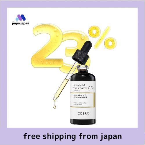 [October đổi mới] COSRX vitamin C23 huyết thanh thế hệ 2 20ml Vitamin C nguyên liệu mới chăm sóc lỗ chân lông Niacinamide Vitamin E Hyaluronic axít lỗ chân lông làm săn chắc huyết thanh Kem dưỡng da tinh khiết Vitamin C da nhạy cảm con người thử nghiệm CO