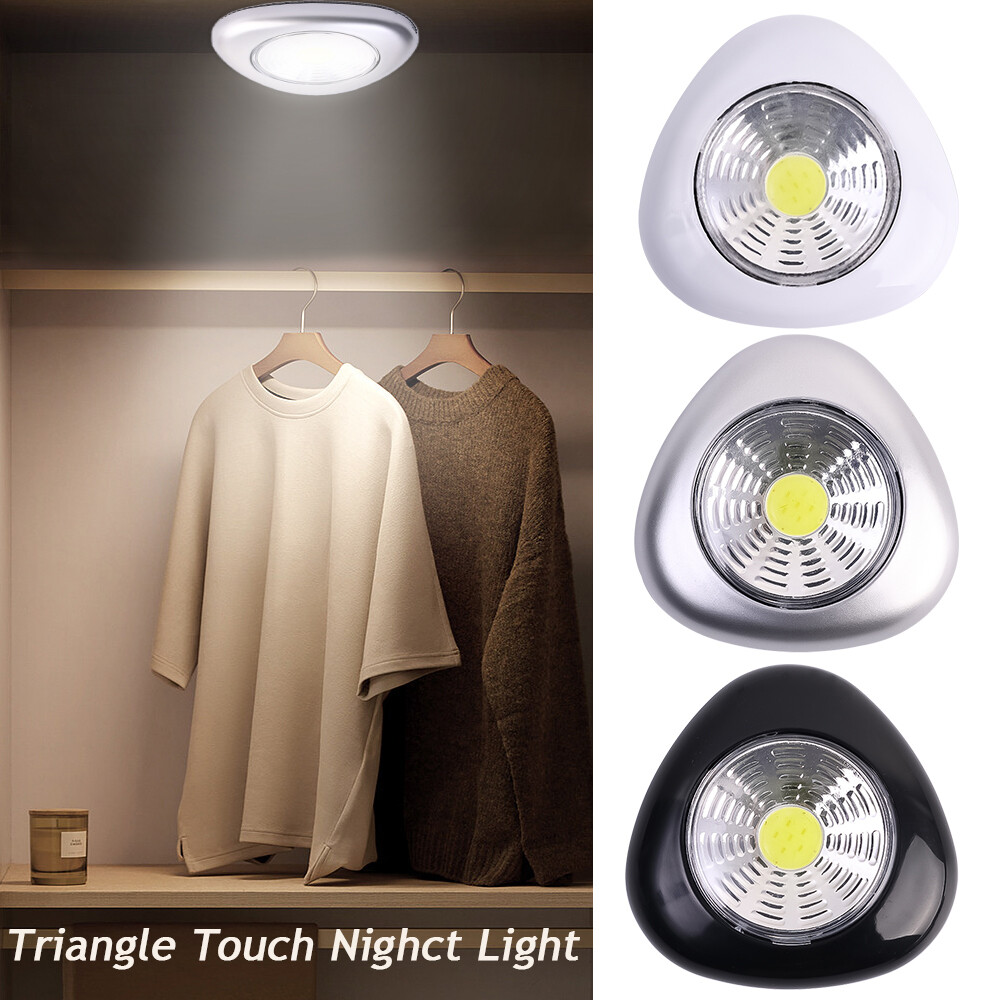 Đèn ngủ cảm ứng hình tam giác đèn led cob dưới tủ tủ quần áo tủ ngăn kéo tủ quần áo cho phòng ngủ/nhà bếp
