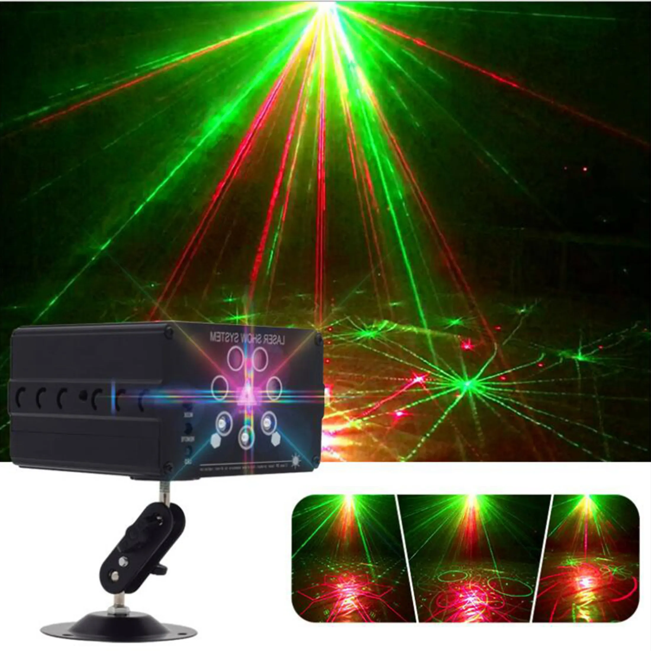 Fityle 1 Patterns Dj Laser Projector Stage Lights Led Rgb Lighting Disco Light Eu Lazada Ph