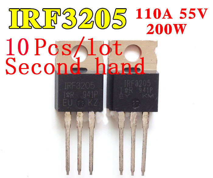 10 cái/lốc thứ hai tay irf3205 lớn Chip điều khiển biến tần FET