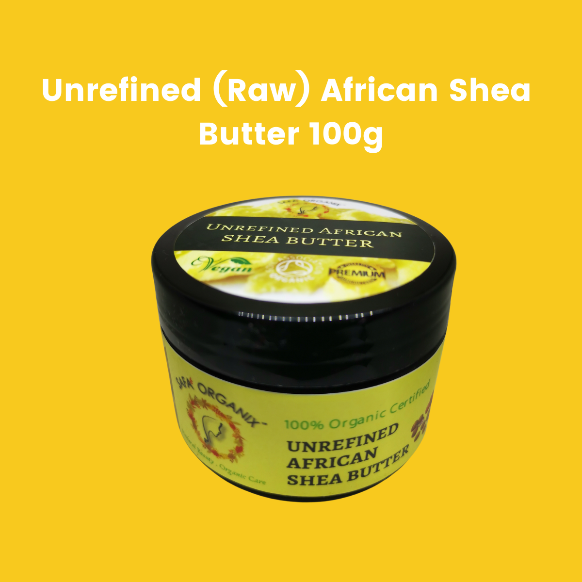 Gambar 2 x Safa  Organix Unrefined Shea Butter (100g)   Premium Quality from Ghana !Promotion!