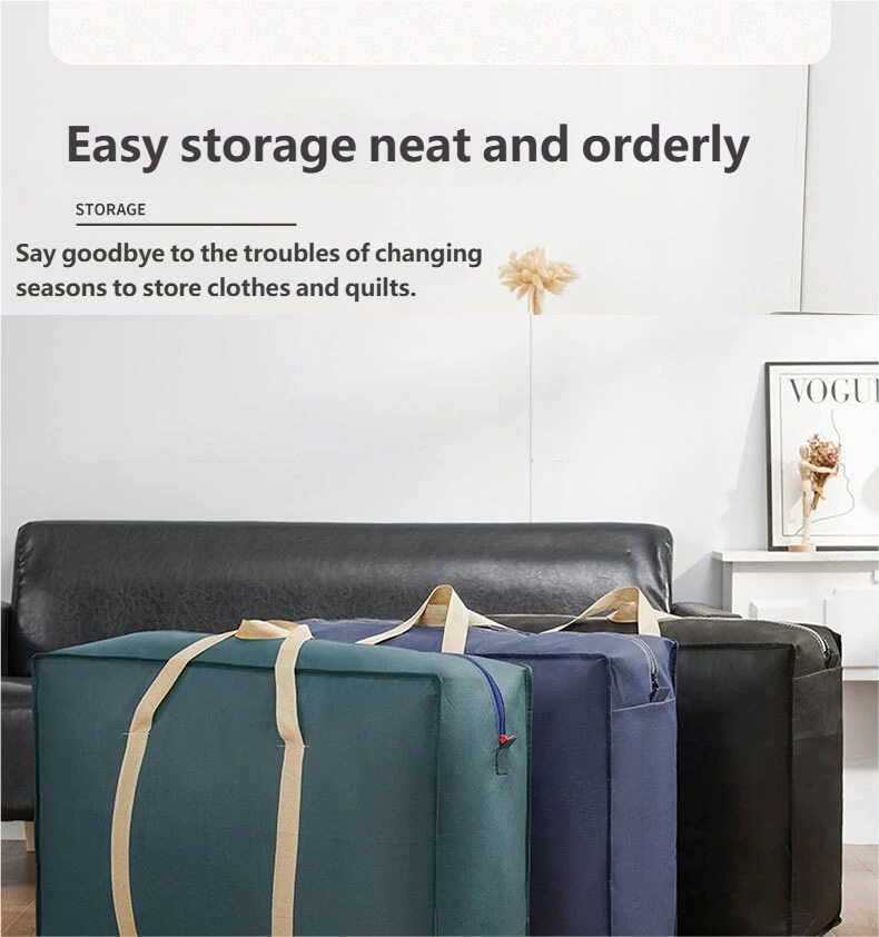 Extra Large Moisture-proof Storage Bag For Clothes And Quilts_voghion.com