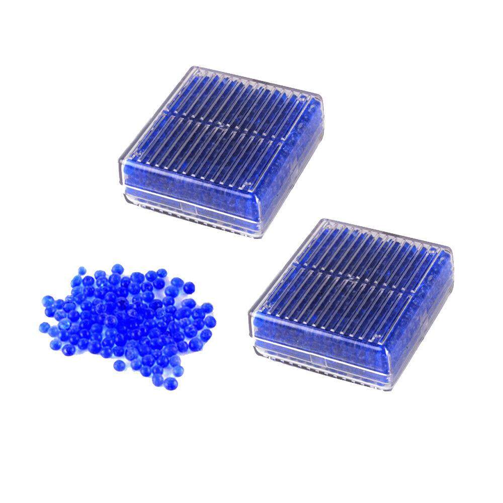2Pcs Reusable Silica Gel Desiccant Dehumidifier Moisture Absorb Beads