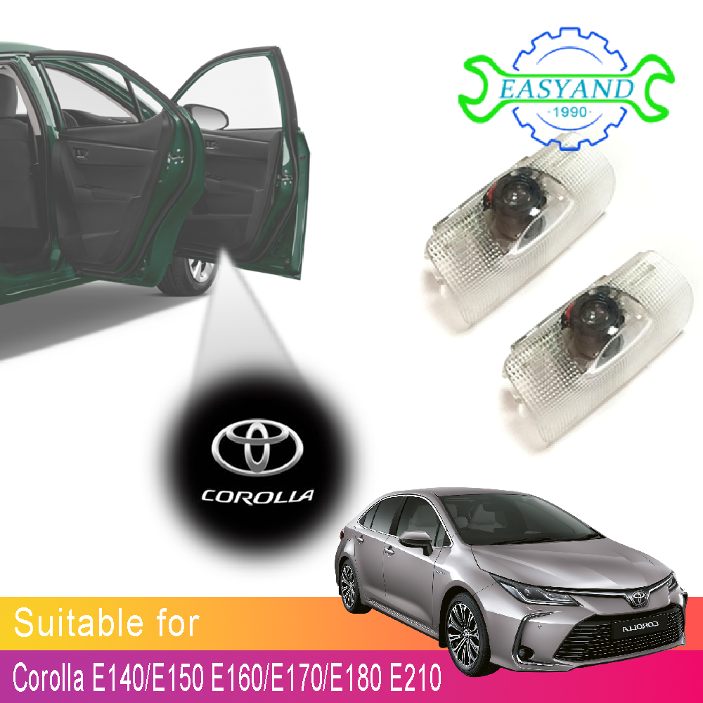 COD | 2pcs LED Door Welcome Light for Toyota Corolla Altis Interior Courtesy Lamp Logo Laser Projector Original Installation ราคา 259 บาท*ส่งฟรี