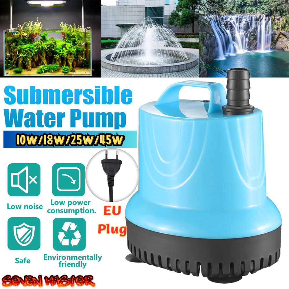Bảy master 10w/18w/25w/45w chu kỳ nước hồ cá bơm bơm oxy máy bơm chìm hút đáy bể cá