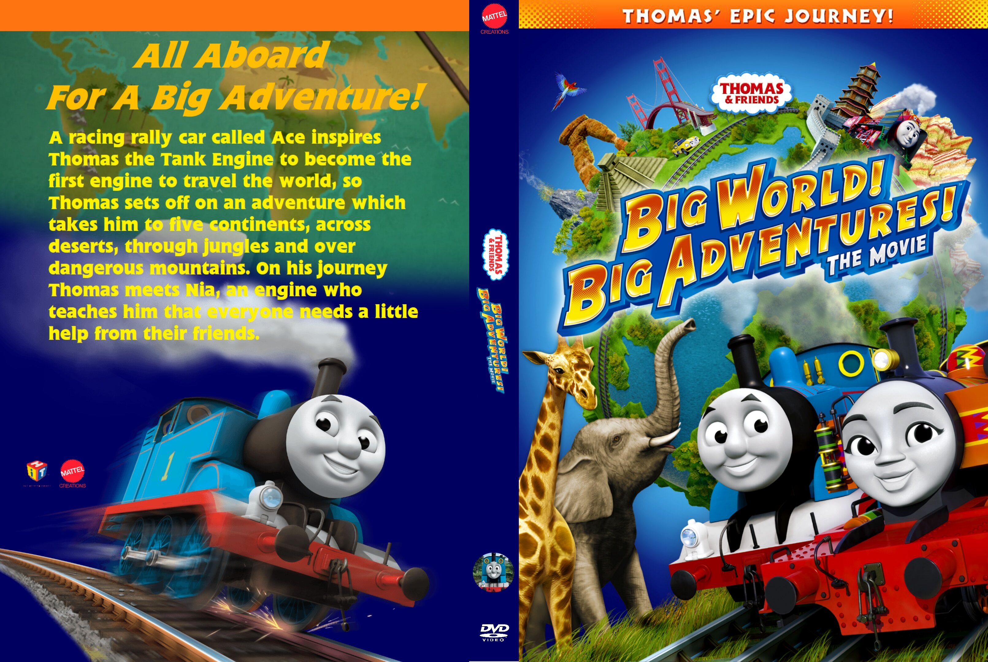 DVD English Cartoon Movie Thomas And Friends Big World Big Adventures The  Movie - Movieland682786 | Lazada