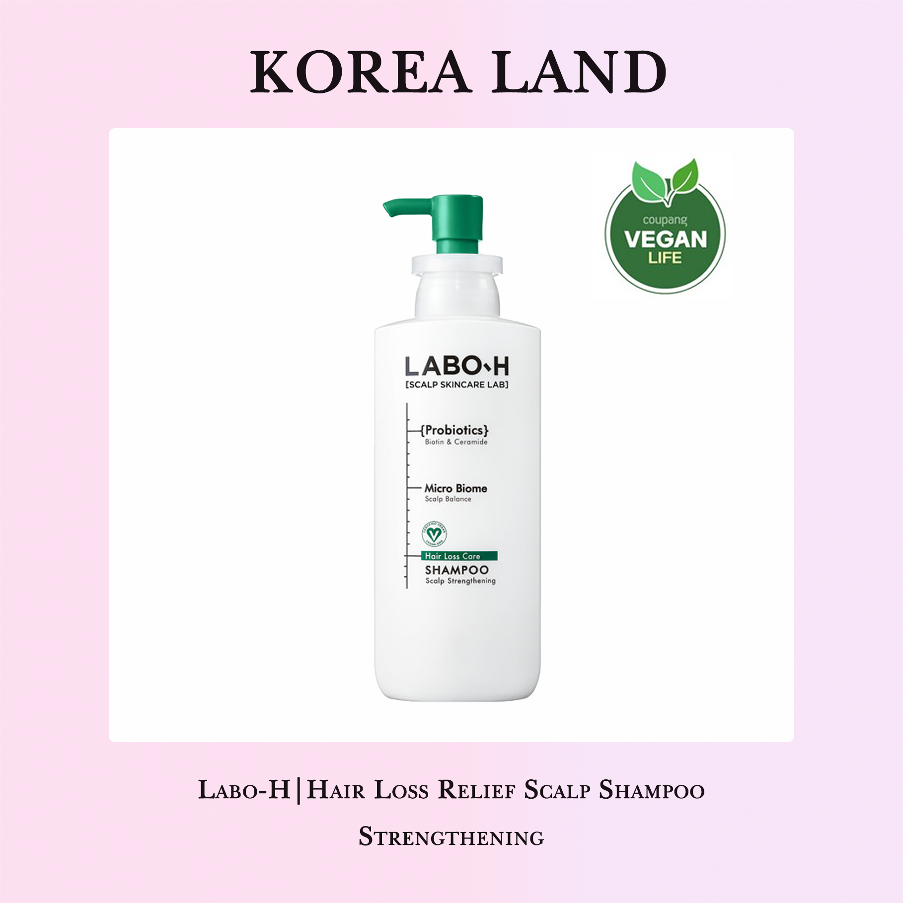 Labo-h | Probiotics Hair Loss Relief Shampoo Scalp (400G) -Tăng Cường/Làm Mát/Nhạy Cảm Derma/Kiểm So