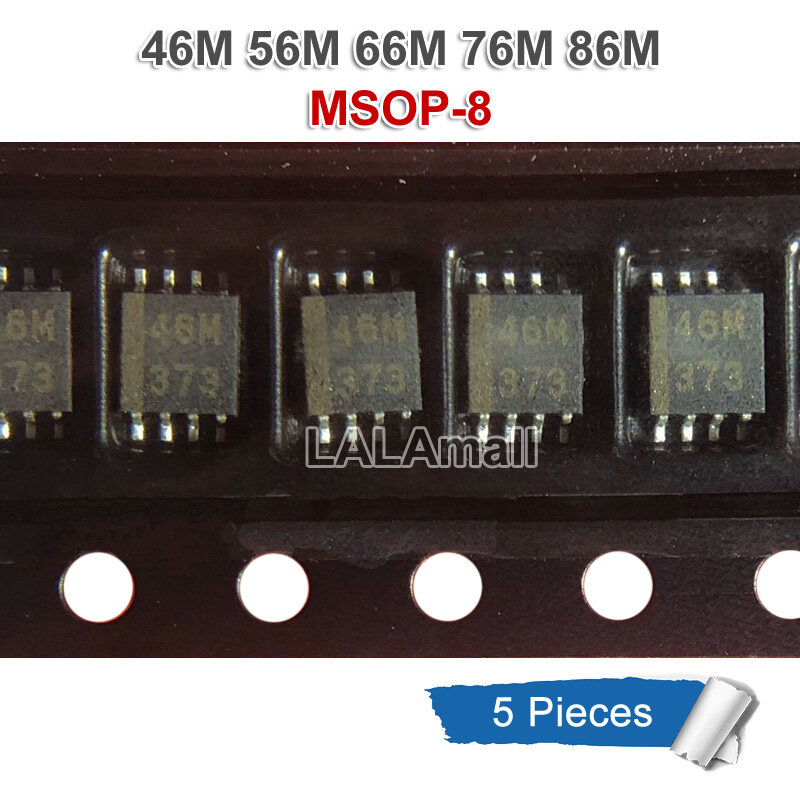 5 cái/lốc 46M 56M 66M 76M 86 m r46w r56w r66w r76w r86w MSOP-8 93c46 93c56 93c66 93c76 93c86 microwi