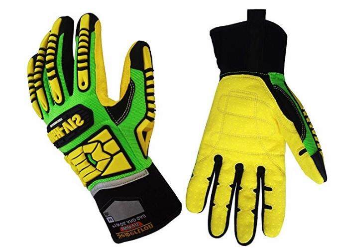 Seibertron HIGH-VIS SDXC5 Mechanics Cut5 Impact Cut Puncture Resistant  Gloves