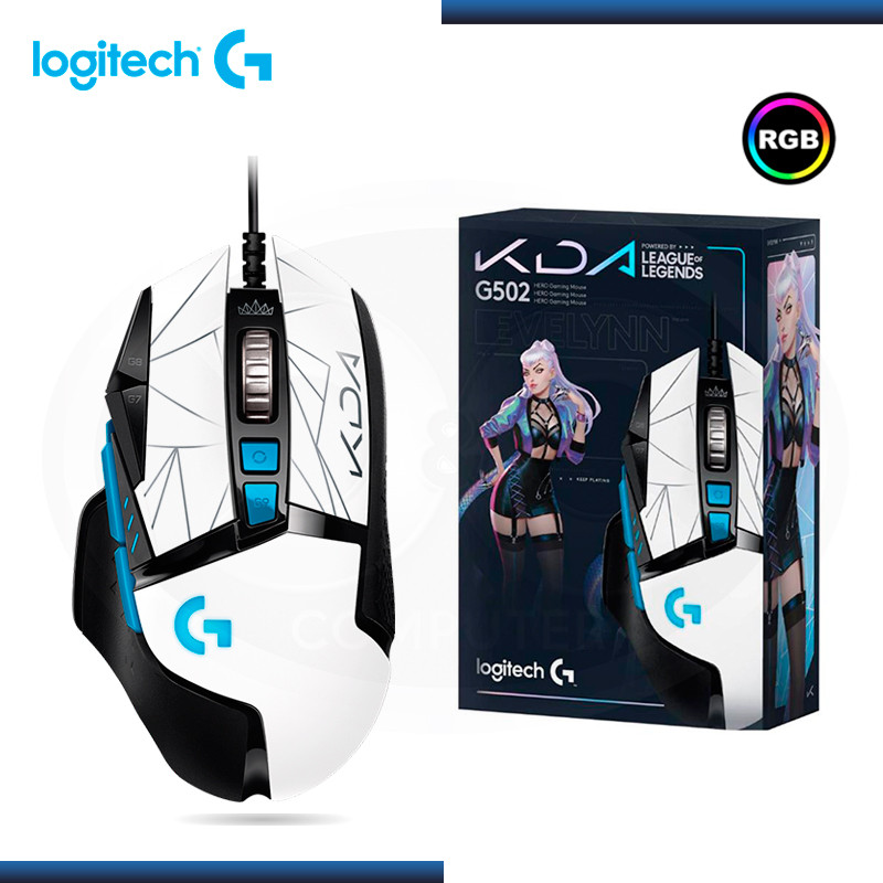 MOUSE LOGITECH G502 HERO K/DA HIGH PERFORMANCE 910-006096 - SICSA
