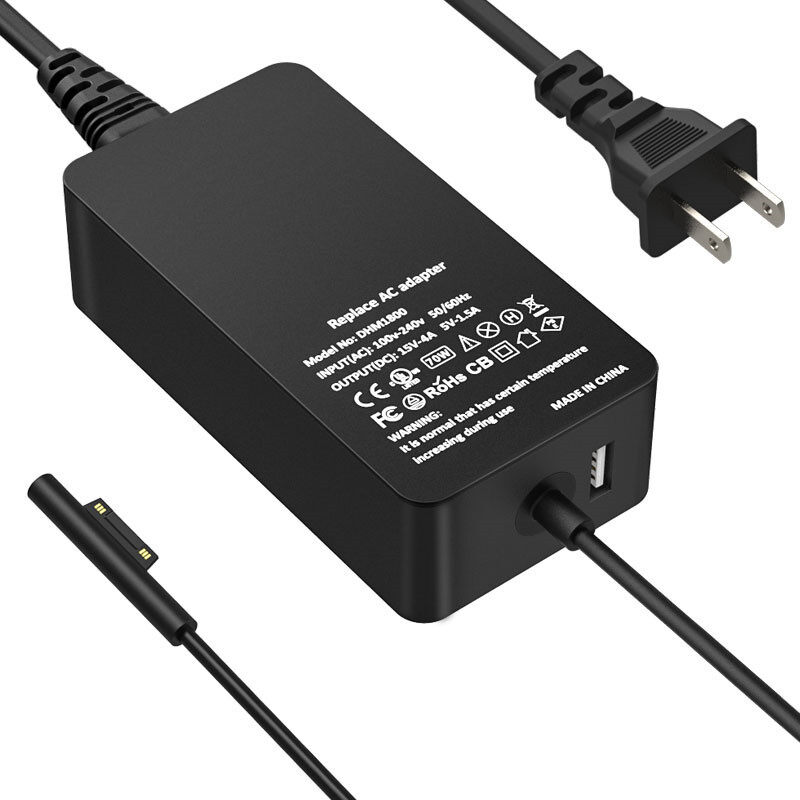 Bộ đổi nguồn 15v-4a sạc nhanh 65w cho surface pro 3 4 5 6 7 x bộ sạc surface go book đầu nối từ tính cho máy tính xách tay