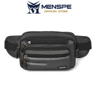 MENSPE Men Waist Bag Shoulder Bag Chest Bag Fashion Cross Body Bag Oxford Waterproof Bag Large Capacity Leisure Bag Street Bag Casual Bag Messenger Bag Travel Bag Sports Bag