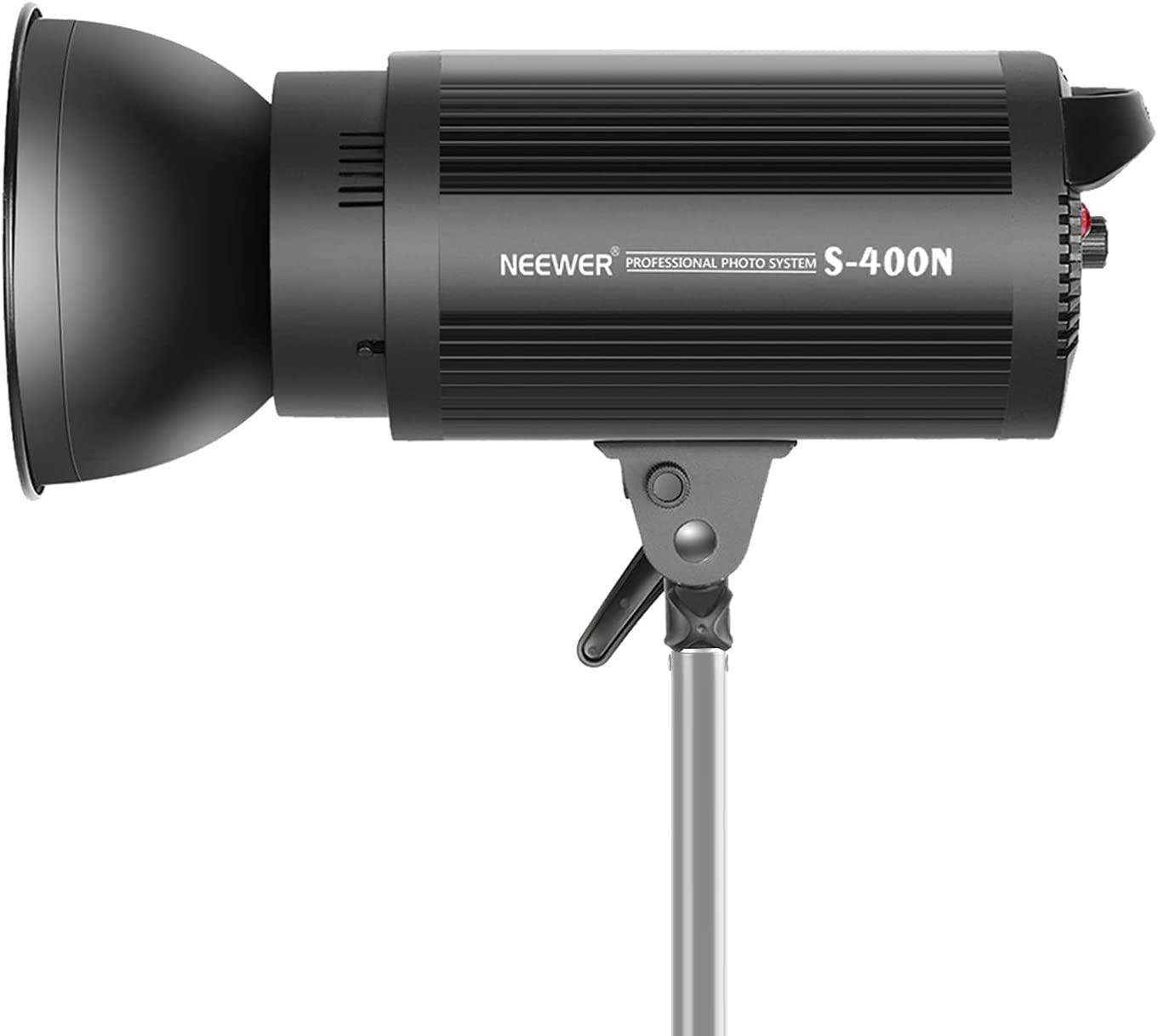 Neewer Flash Strobe Professional Studio 400 W GN60 5600 K with Bulb of modelizzazione and Aluminium Alloy Structure (s400 N) ราคา 10,994 บาท*ส่งฟรี