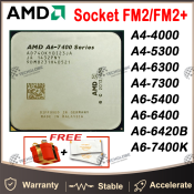 AMD A4-A6 Dual-Core Desktop CPU Processor Socket FM2/FM2+